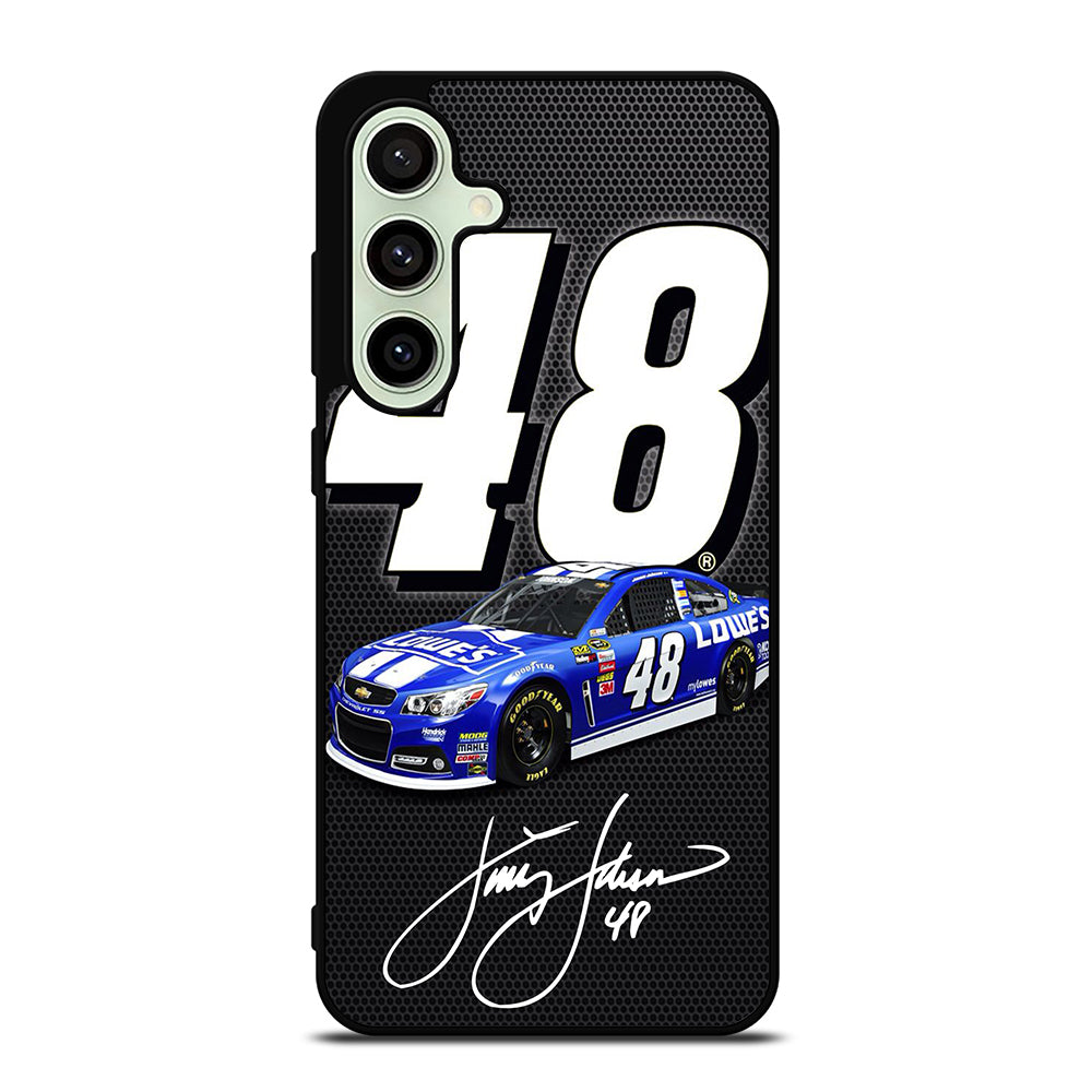 JIMMIE JOHNSON 48 NASCAR SIGNATURE 2 Samsung Galaxy S24 FE Case Cover
