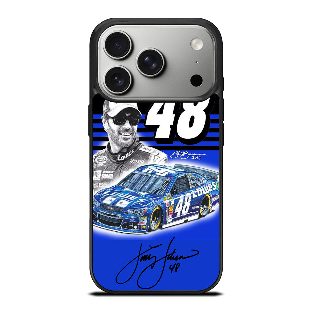 JIMMIE JOHNSON 48 NASCAR SIGNATURE 3 iPhone 17 Pro Case Cover