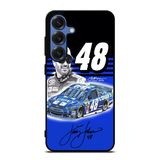JIMMIE JOHNSON 48 NASCAR SIGNATURE 3 Samsung Galaxy S25 Case Cover