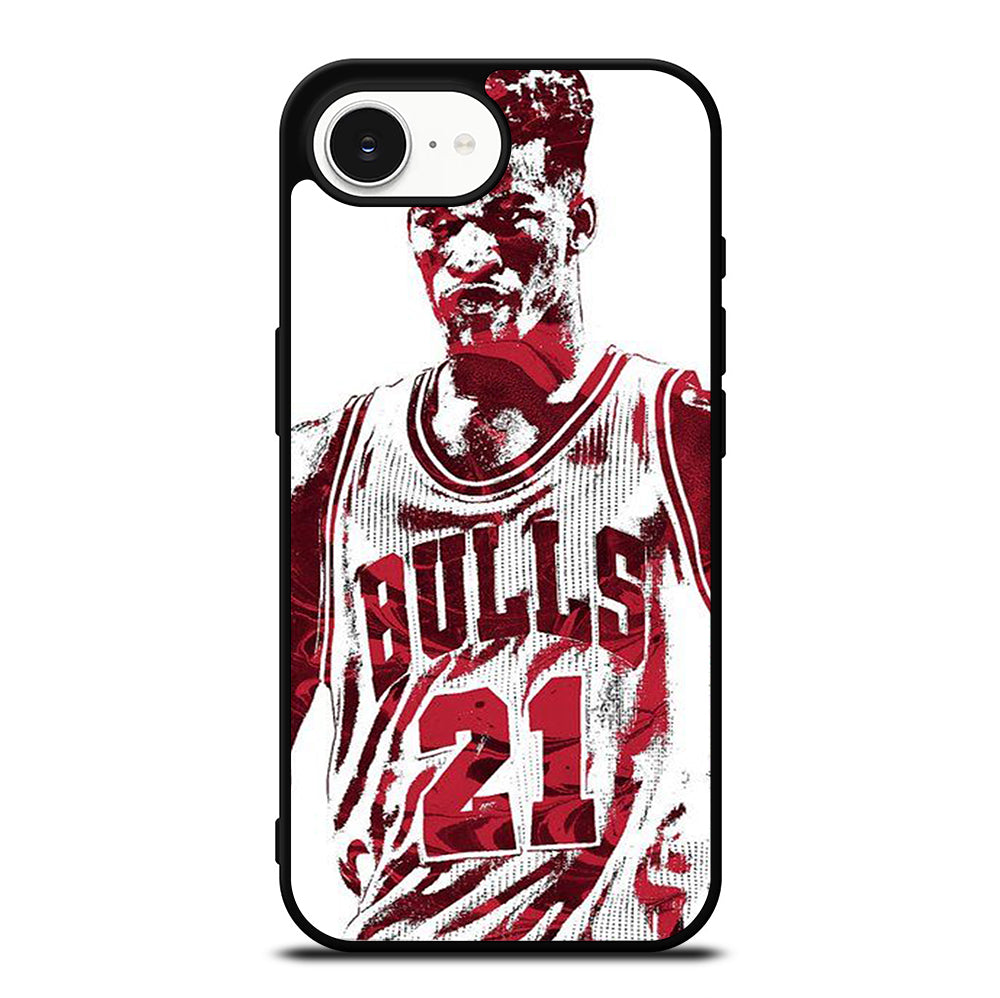 JIMMY BUTLER ART CHICAGO BULLS iPhone 16e Case Cover