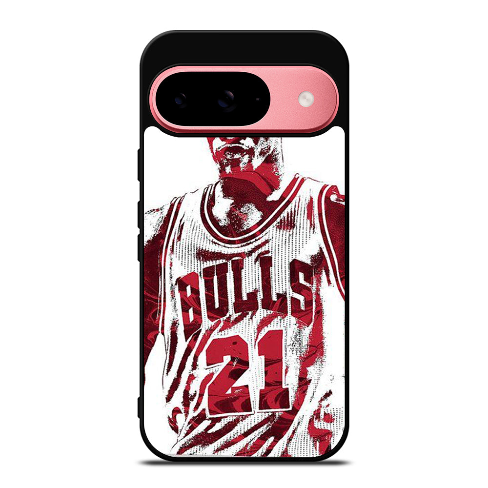 JIMMY BUTLER ART CHICAGO BULLS Google Pixel 9 Case Cover