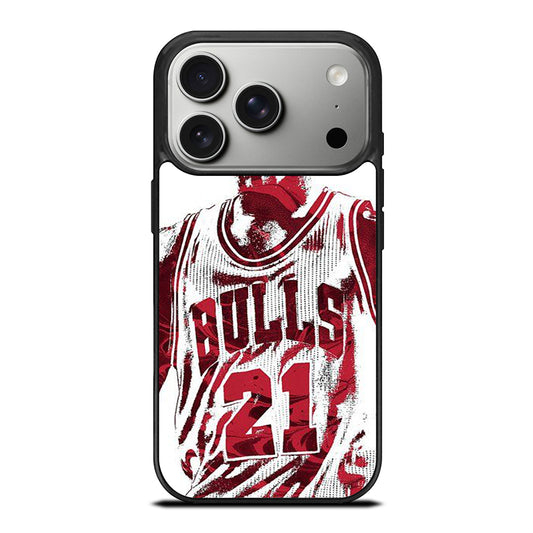 JIMMY BUTLER ART CHICAGO BULLS iPhone 17 Pro Case Cover