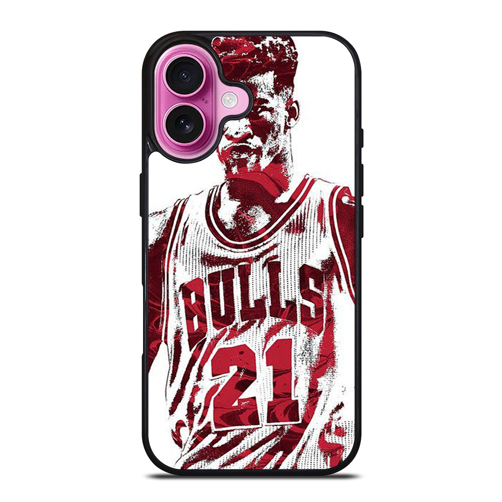 JIMMY BUTLER ART CHICAGO BULLS iPhone 16 Plus Case Cover