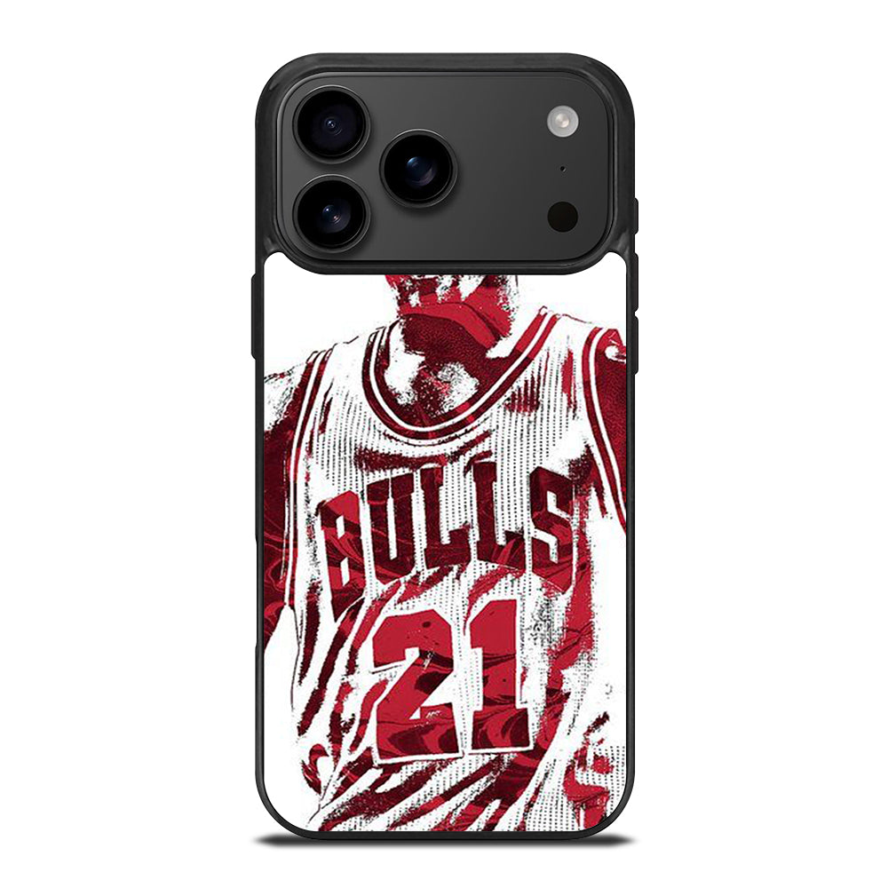 JIMMY BUTLER ART CHICAGO BULLS iPhone 17 Pro Max Case Cover