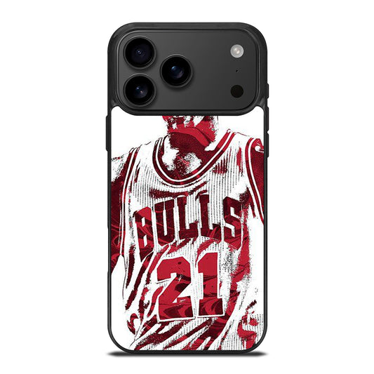 JIMMY BUTLER ART CHICAGO BULLS iPhone 17 Pro Max Case Cover