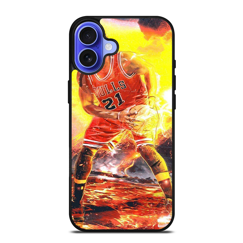 JIMMY BUTLER CHICAGO BULLS BASKETBALL NBA 2 iPhone 16 Case Cover
