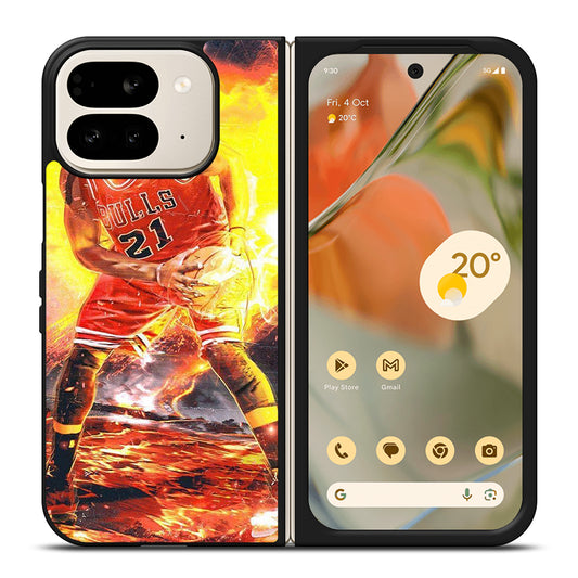 JIMMY BUTLER CHICAGO BULLS BASKETBALL NBA 2 Google Pixel 9 Pro Fold Case Cover