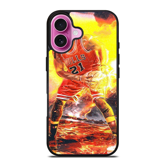 JIMMY BUTLER CHICAGO BULLS BASKETBALL NBA 2 iPhone 16 Plus Case Cover