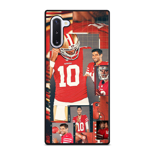 JIMMY GAROPPOLO SAN FRANCISCO 49ERS 1 Samsung Galaxy Note 10 Case Cover