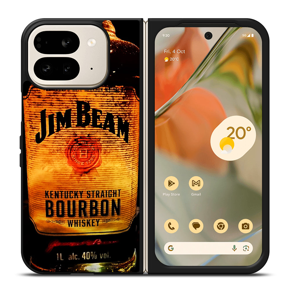 JIM BEAM WHISKEY BOTTLE 3 Google Pixel 9 Pro Fold Case Cover