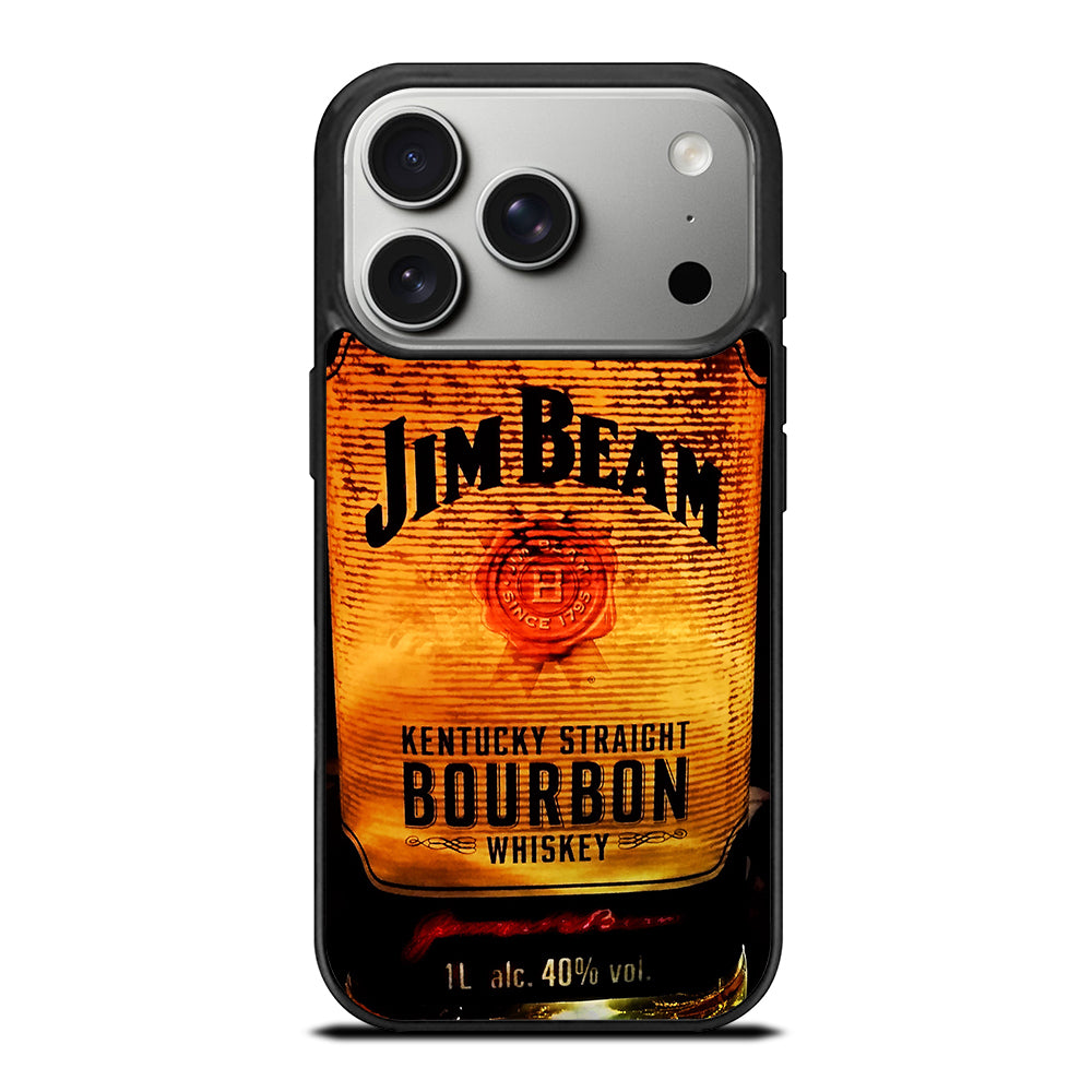 JIM BEAM WHISKEY BOTTLE 3 iPhone 17 Pro Case Cover