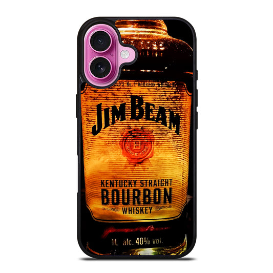 JIM BEAM WHISKEY BOTTLE 3 iPhone 16 Plus Case Cover