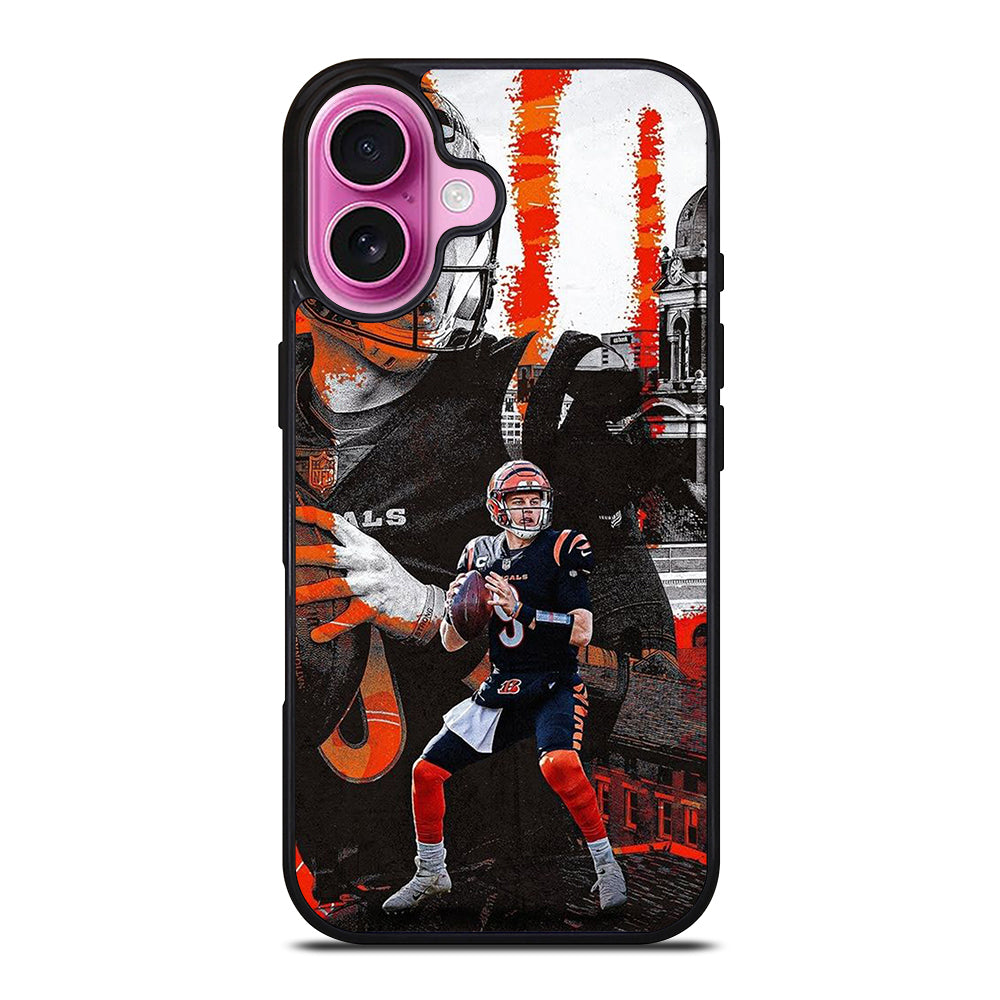 JOE BURROW CINCINNATI BENGALS iPhone 16 Plus Case Cover