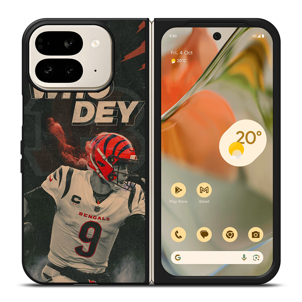 JOE BURROW CINCINNATI BENGALS FOOTBALL Google Pixel 9 Pro Fold Case Cover