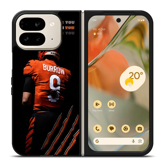 JOE BURROW CINCINNATI BENGALS FOOTBALL NFL Google Pixel 9 Pro Fold Case Cover