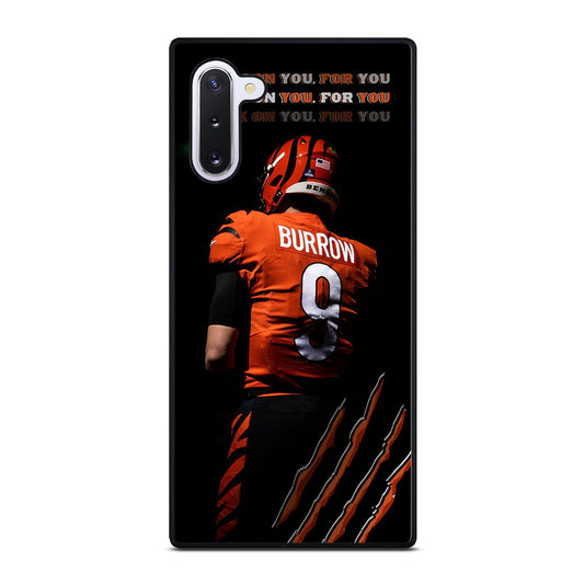 JOE BURROW CINCINNATI BENGALS FOOTBALL NFL Samsung Galaxy Note 10 Case Cover