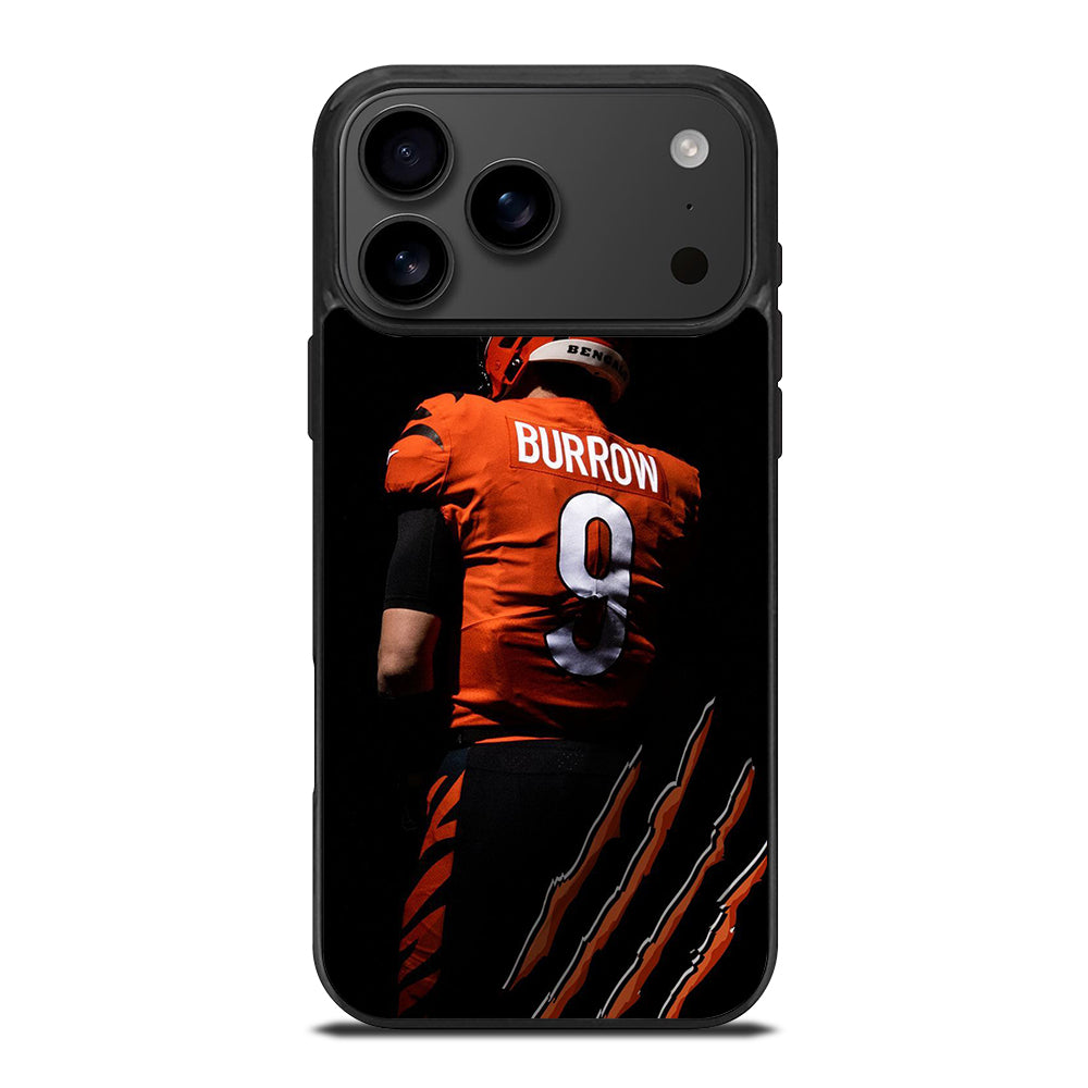 JOE BURROW CINCINNATI BENGALS FOOTBALL NFL iPhone 17 Pro Max Case Cover