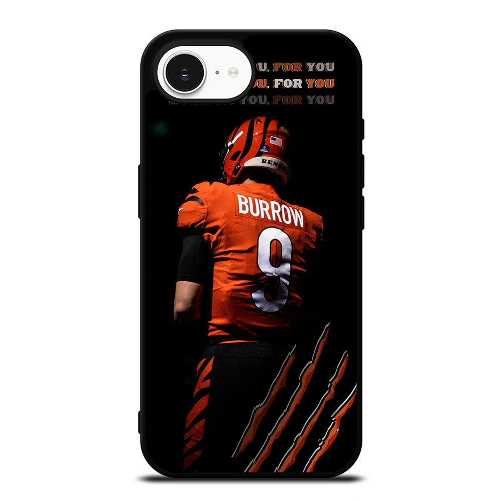 JOE BURROW CINCINNATI BENGALS FOOTBALL NFL iPhone 16e Case Cover
