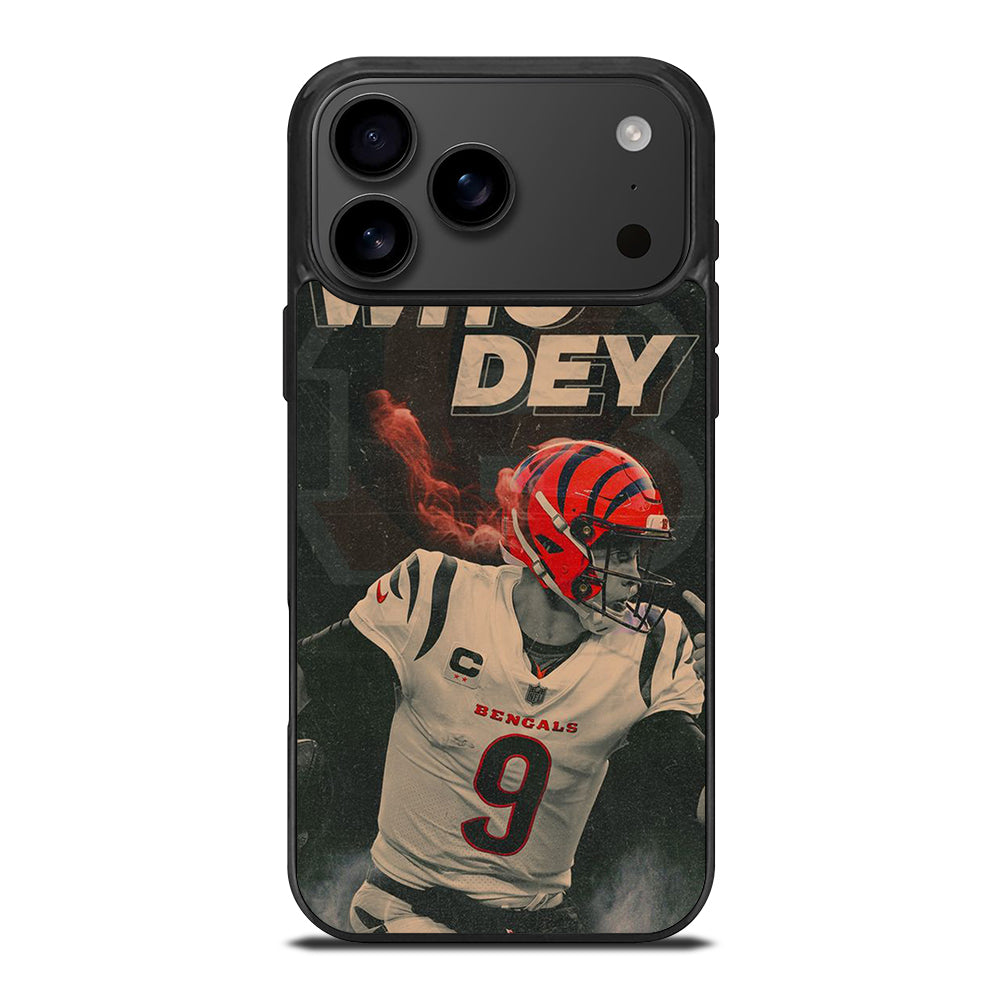 JOE BURROW CINCINNATI BENGALS FOOTBALL iPhone 17 Pro Max Case Cover