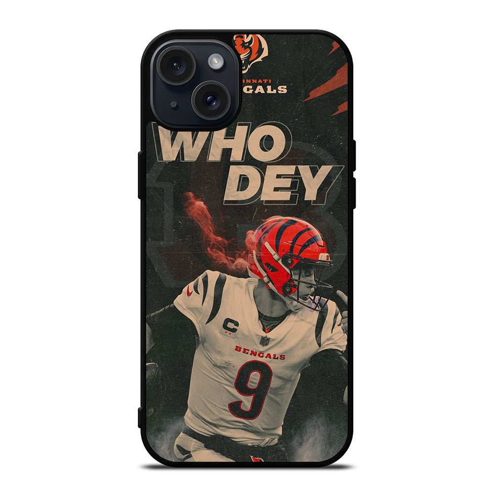 JOE BURROW CINCINNATI BENGALS FOOTBALL iPhone 15 Plus Case Cover