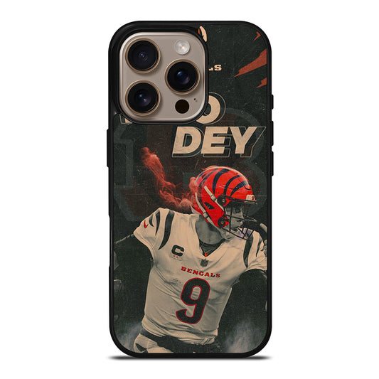JOE BURROW CINCINNATI BENGALS FOOTBALL iPhone 16 Pro Case Cover