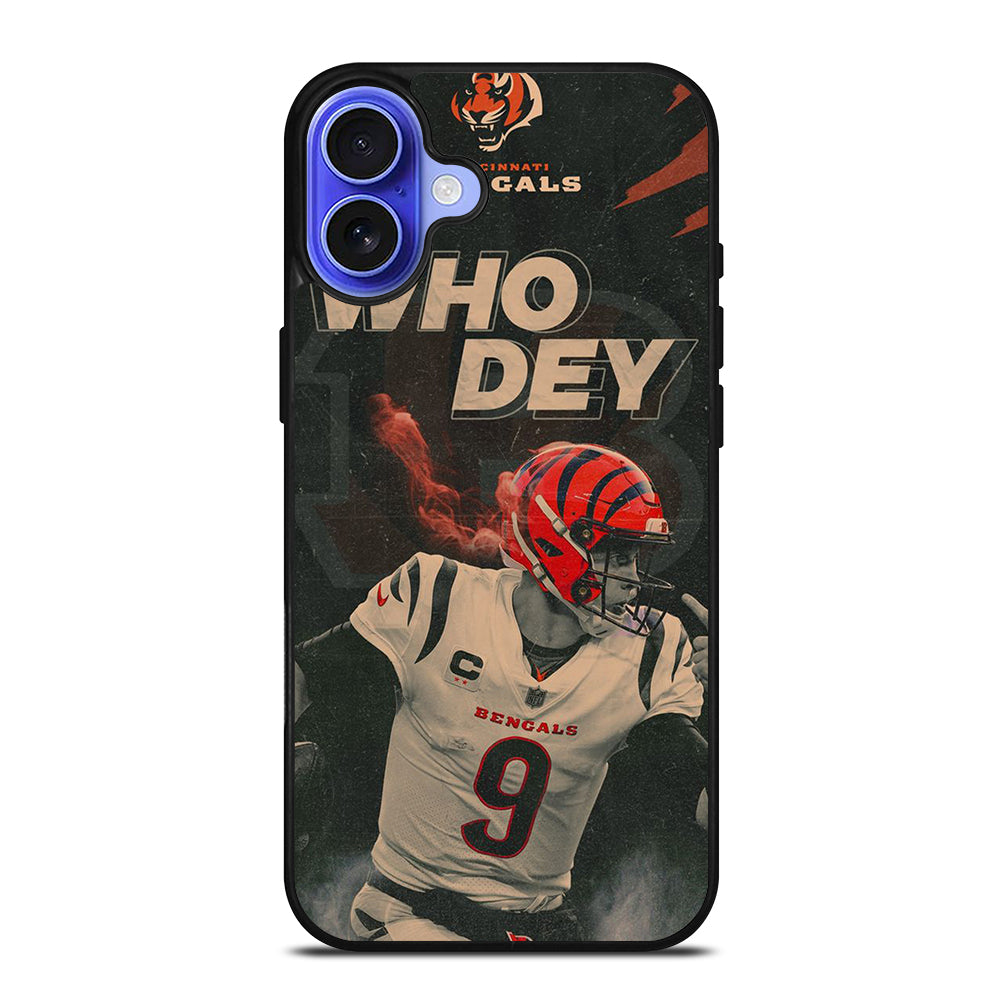 JOE BURROW CINCINNATI BENGALS FOOTBALL iPhone 16 Case Cover