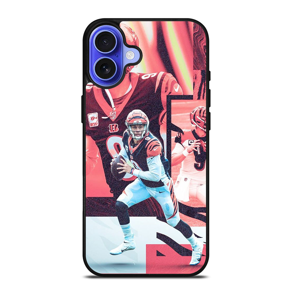 JOE BURROW CINCINNATI BENGALS NFL iPhone 16 Case Cover