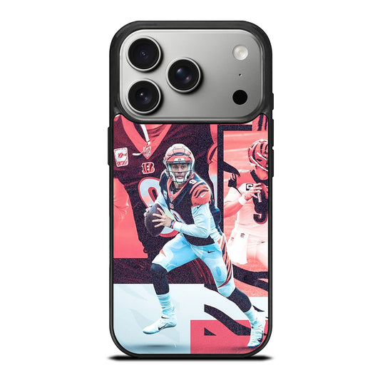 JOE BURROW CINCINNATI BENGALS NFL iPhone 17 Pro Case Cover