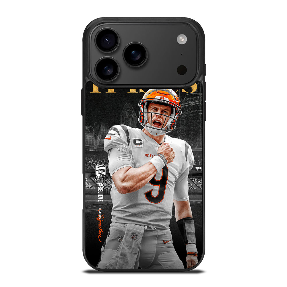 JOE BURROW CINCINNATI BENGALS QUOTE iPhone 17 Pro Max Case Cover