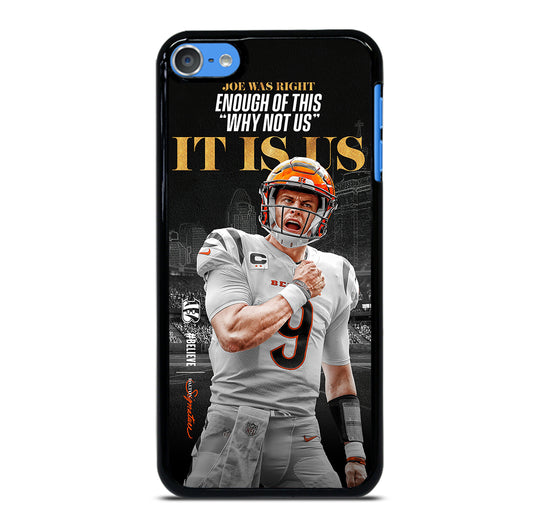 JOE BURROW CINCINNATI BENGALS QUOTE iPod Touch 7 Case Cover