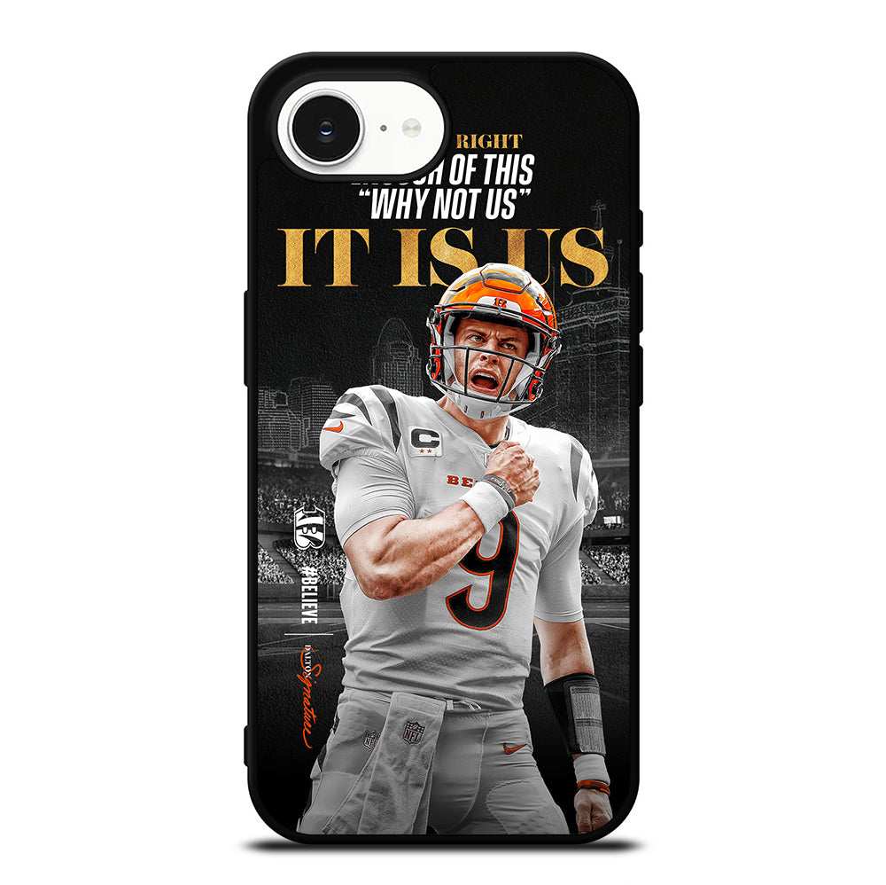JOE BURROW CINCINNATI BENGALS QUOTE iPhone 16e Case Cover