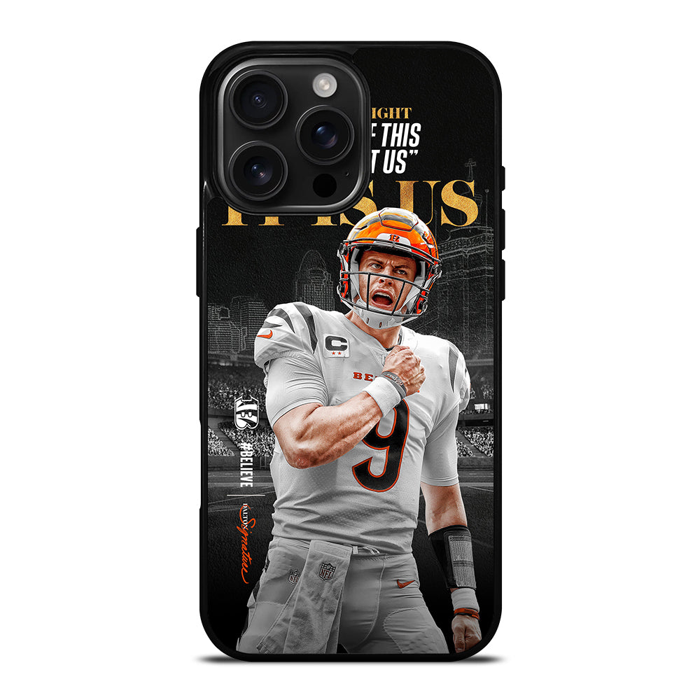 JOE BURROW CINCINNATI BENGALS QUOTE iPhone 16 Pro Max Case Cover