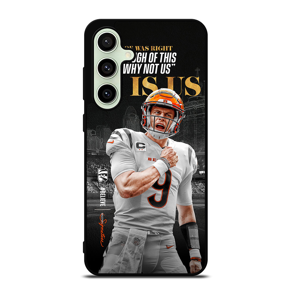 JOE BURROW CINCINNATI BENGALS QUOTE Samsung Galaxy S24 FE Case Cover
