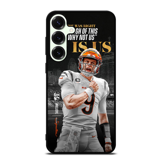 JOE BURROW CINCINNATI BENGALS QUOTE Samsung Galaxy S26 Plus Case Cover