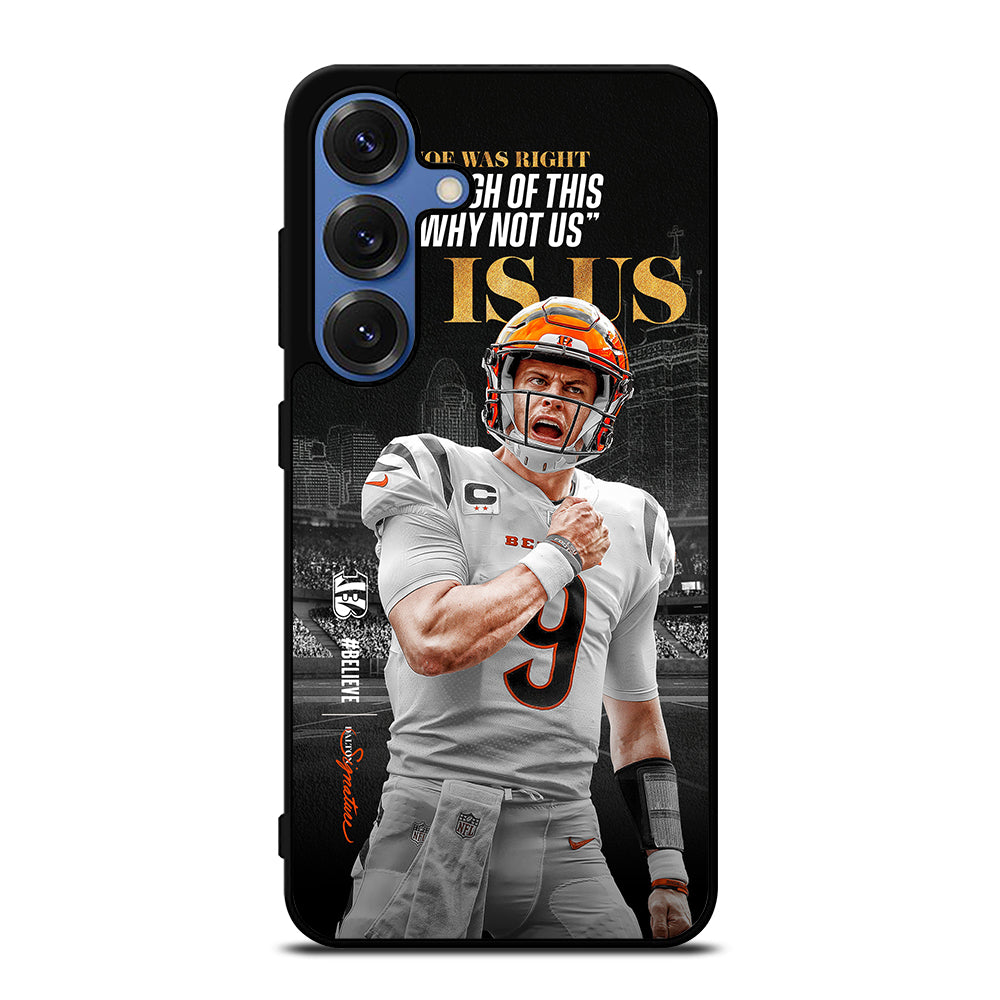 JOE BURROW CINCINNATI BENGALS QUOTE Samsung Galaxy S26 Case Cover