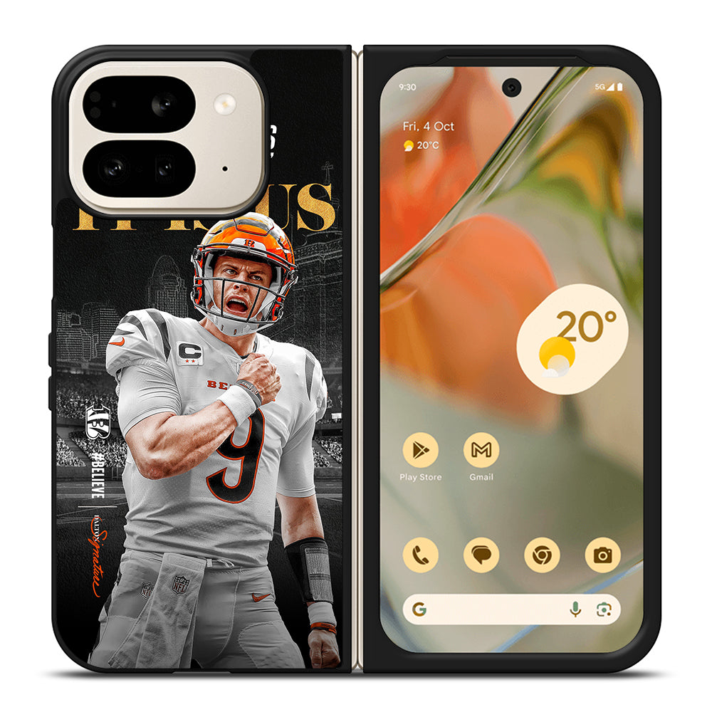 JOE BURROW CINCINNATI BENGALS QUOTE Google Pixel 9 Pro Fold Case Cover