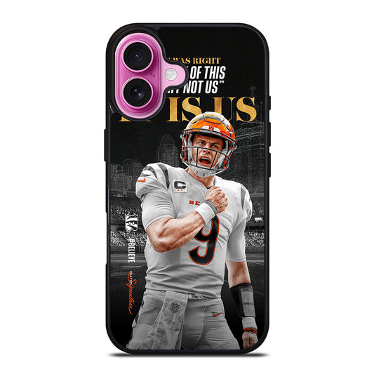 JOE BURROW CINCINNATI BENGALS QUOTE iPhone 16 Plus Case Cover