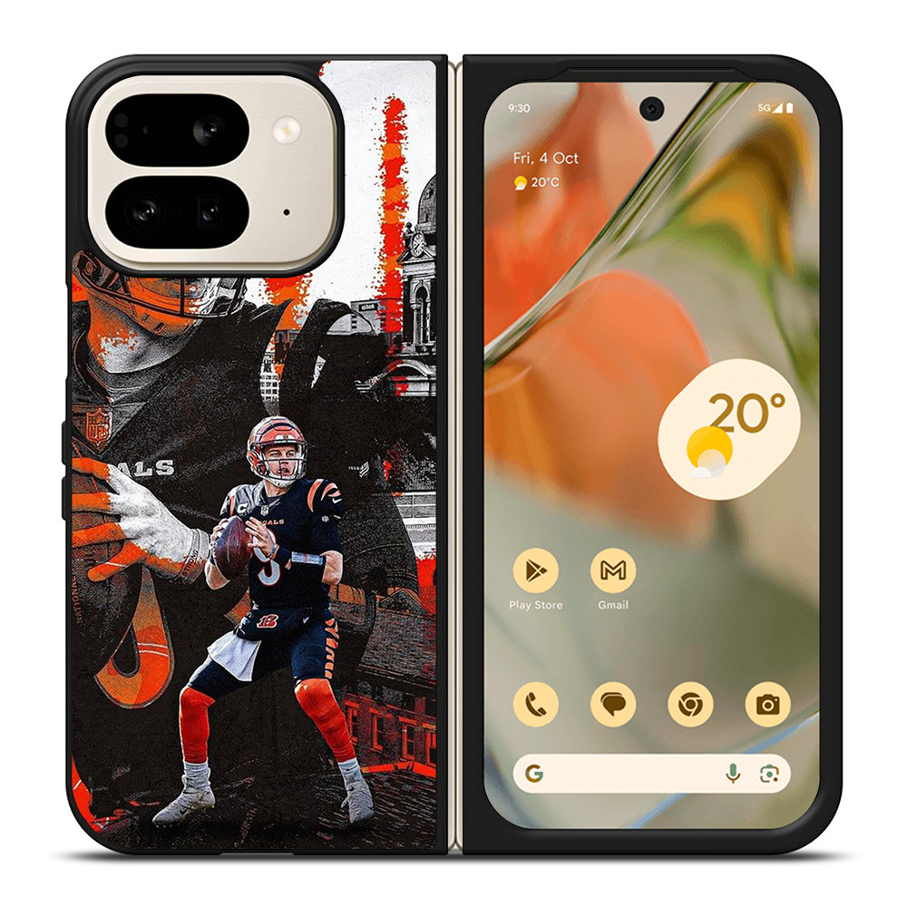 JOE BURROW CINCINNATI BENGALS Google Pixel 9 Pro Fold Case Cover