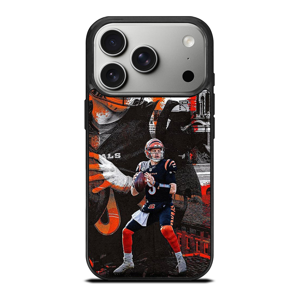 JOE BURROW CINCINNATI BENGALS iPhone 17 Pro Case Cover