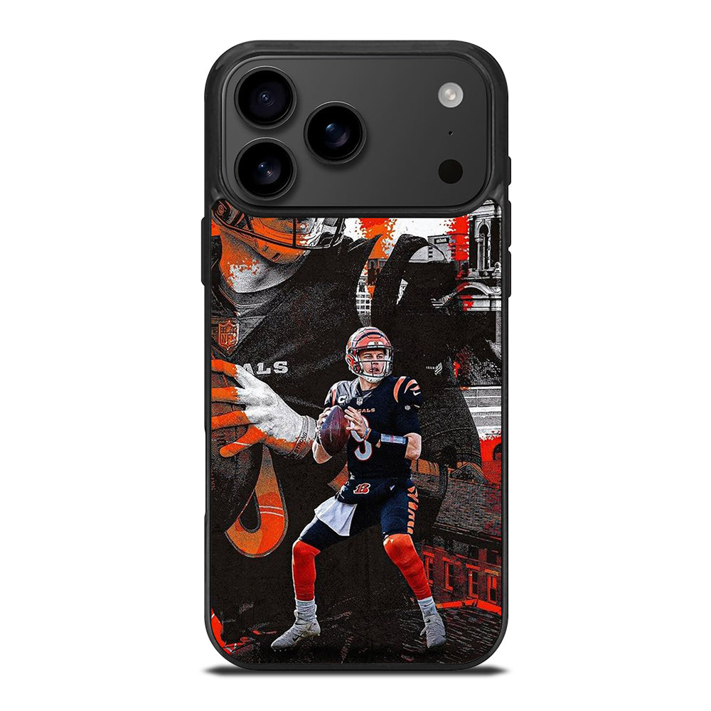 JOE BURROW CINCINNATI BENGALS iPhone 17 Pro Max Case Cover