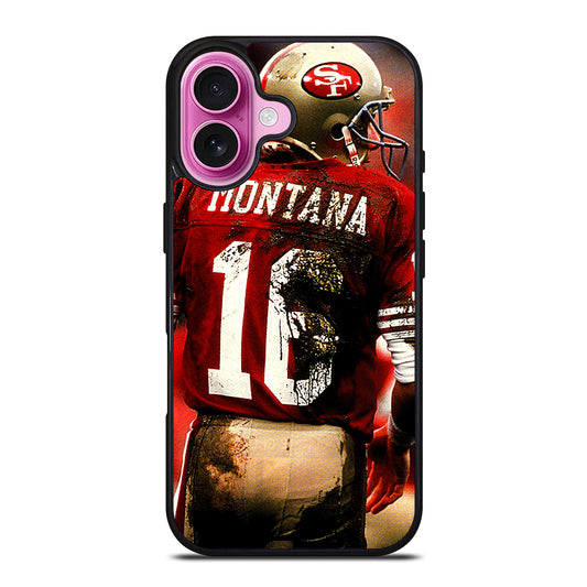 JOE MONTANA 49ERS NFL iPhone 16 Plus Case Cover