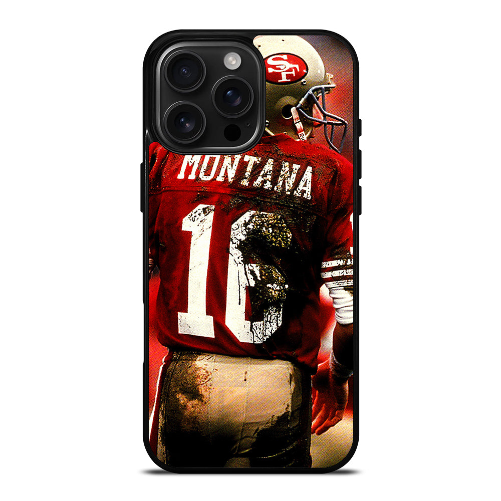 JOE MONTANA 49ERS NFL iPhone 16 Pro Max Case Cover