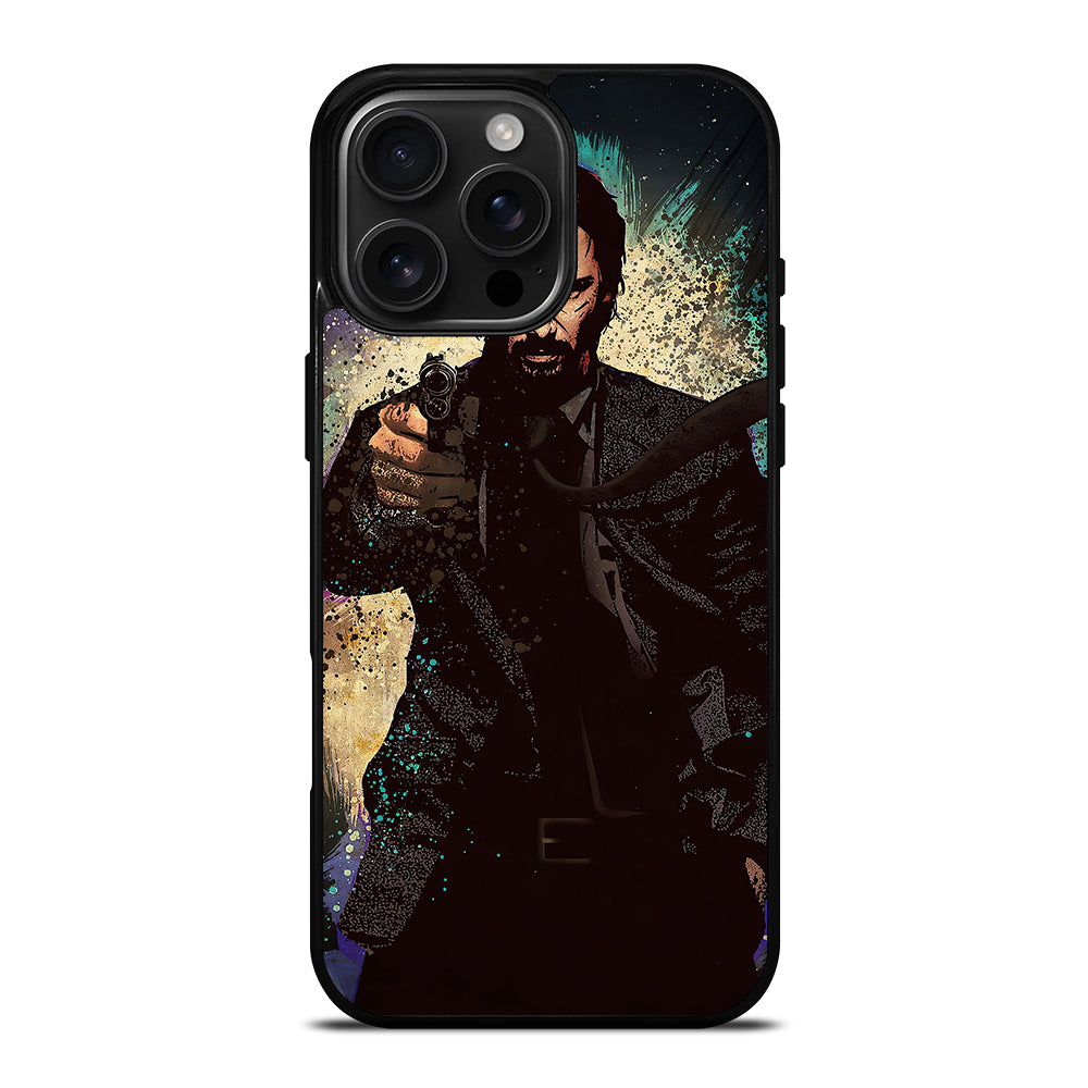 JOHN WICK KEANU REEVES ART iPhone 16 Pro Max Case Cover