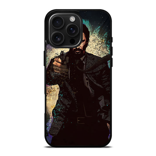 JOHN WICK KEANU REEVES ART iPhone 16 Pro Max Case Cover