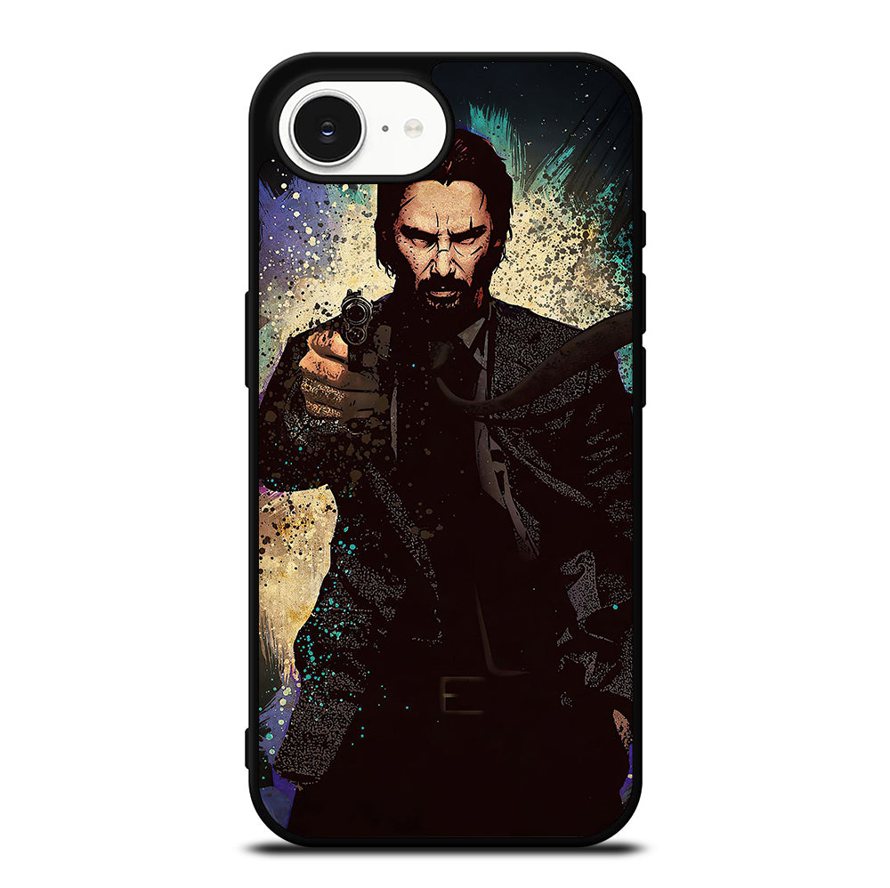 JOHN WICK KEANU REEVES ART iPhone 16e Case Cover