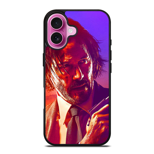 JOHN WICK KEANU REEVES FACE 2 iPhone 16 Plus Case Cover
