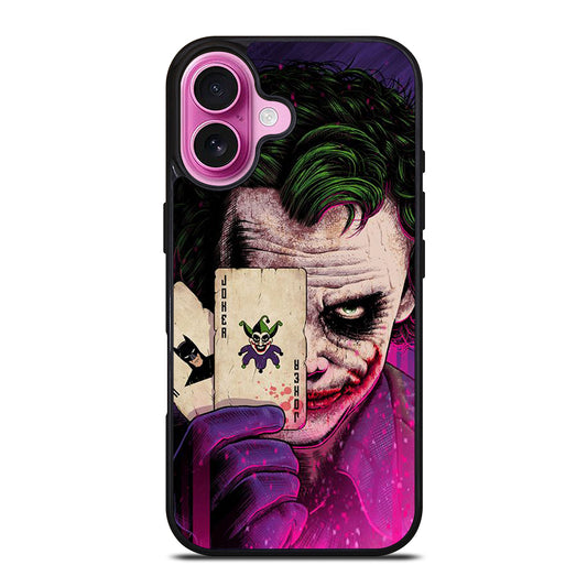 JOKER ON CARD iPhone 16 Plus Case Cover