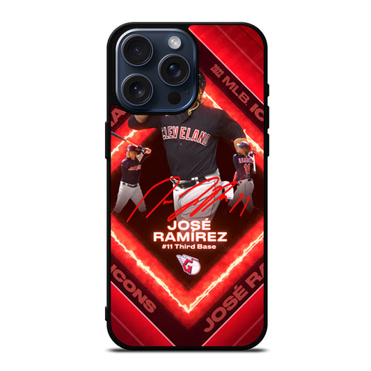 JOSE RAMIREZ CLEVELAND GUARDIANS iPhone 15 Pro Max Case Cover