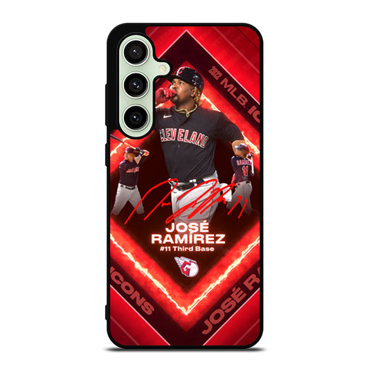 JOSE RAMIREZ CLEVELAND GUARDIANS Samsung Galaxy S24 FE Case Cover