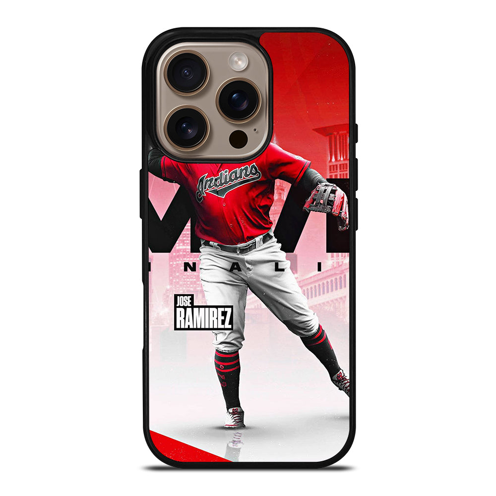 JOSE RAMIREZ CLEVELAND GUARDIANS MLB iPhone 16 Pro Case Cover